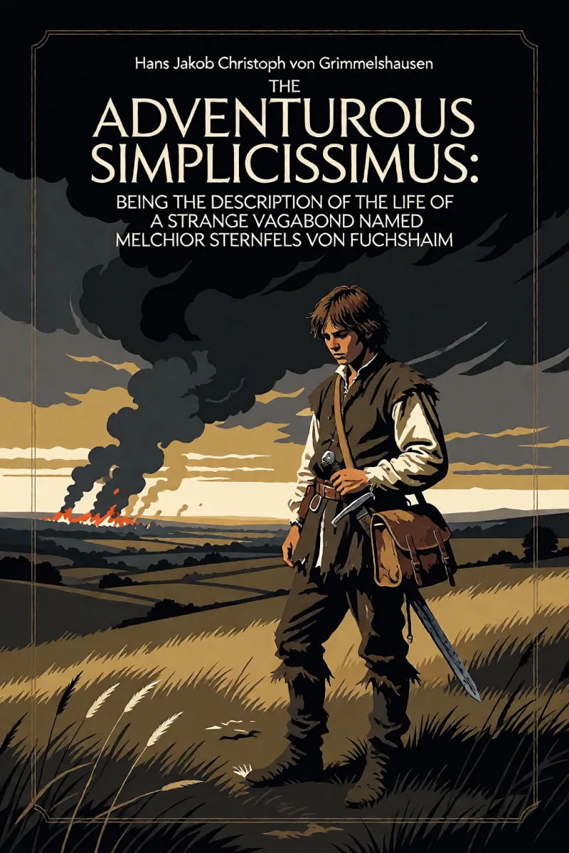 Cover of The Adventurous Simplicissimus: being the description of the Life of a Strange vagabond named Melchior Sternfels von Fuchshaim by Hans Jakob Christoph von Grimmelshausen