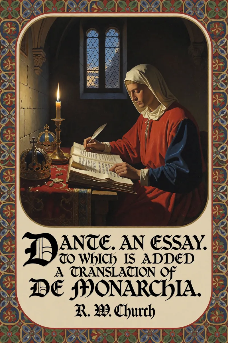 Cover of Dante. An essay. To which is added a translation of De Monarchia. by R. W. Church