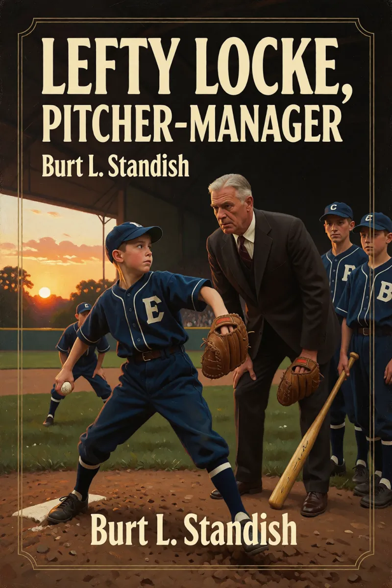 Cover of Lefty Locke, pitcher-manager by Burt L. Standish