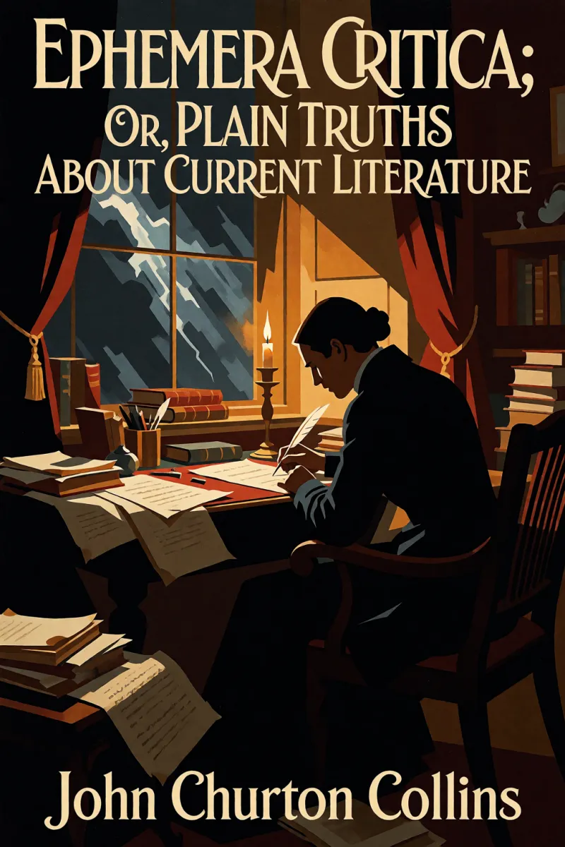 Cover of Ephemera Critica; Or, Plain Truths About Current Literature by John Churton Collins