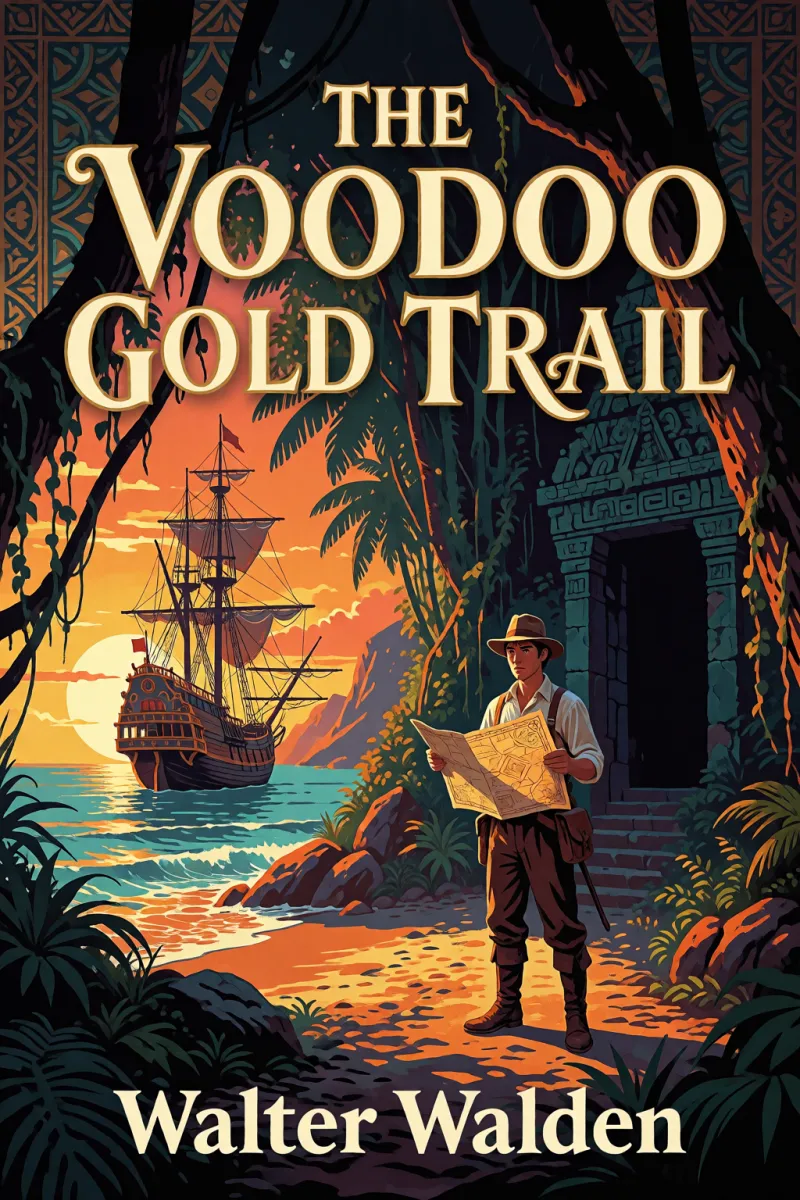 Cover of The Voodoo Gold Trail by Walter Walden