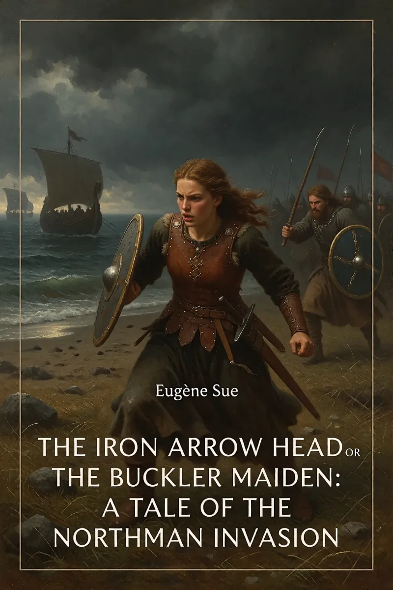 Cover of The Iron Arrow Head or The Buckler Maiden: A Tale of the Northman Invasion by Eugène Sue
