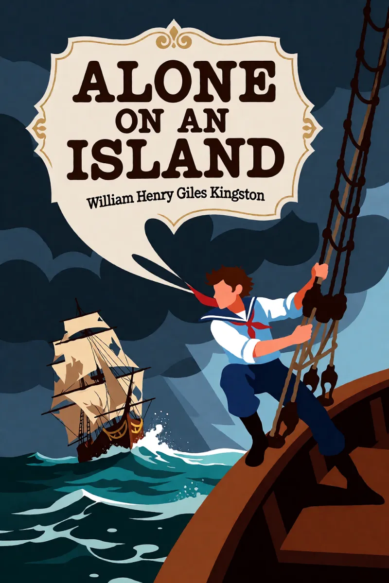 Cover of Alone on an Island by William Henry Giles Kingston