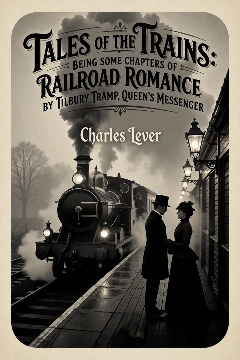 Cover of Tales of the Trains: Being Some Chapters of Railroad Romance by Tilbury Tramp, Queen's Messenger by Charles Lever
