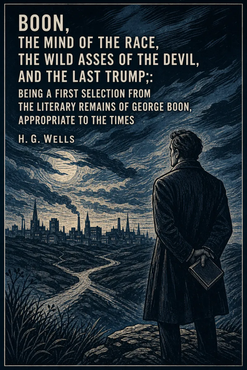 Cover of Boon, The Mind of the Race, The Wild Asses of the Devil, and The Last Trump;: Being a First Selection from the Literary Remains of George Boon, Appropriate to the Times by H. G. Wells