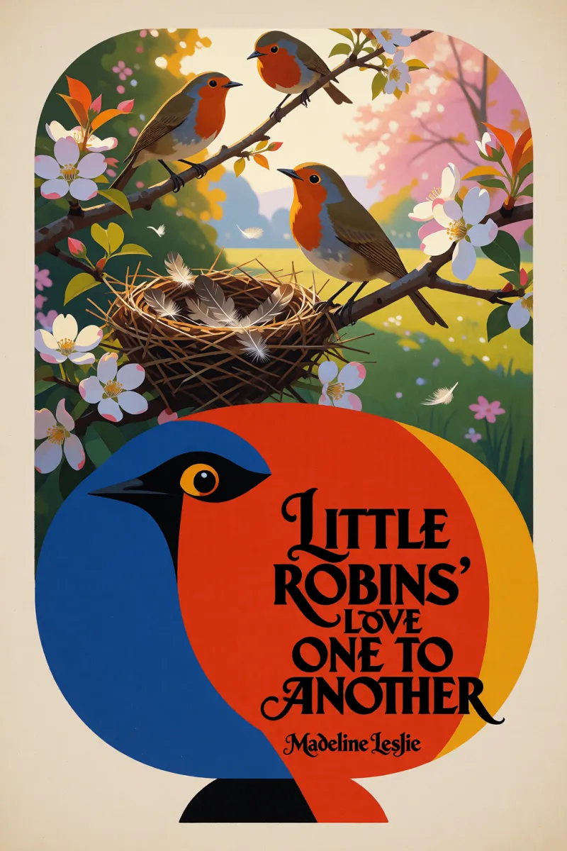 Cover of Little Robins' Love One to Another by Madeline Leslie