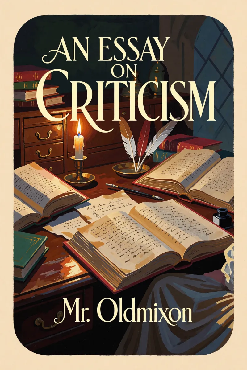 Cover of An Essay on Criticism by Mr. Oldmixon