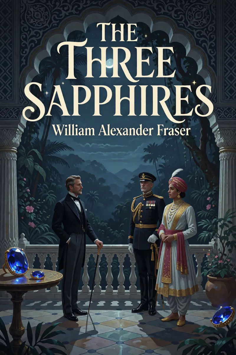Cover of The Three Sapphires by William Alexander Fraser