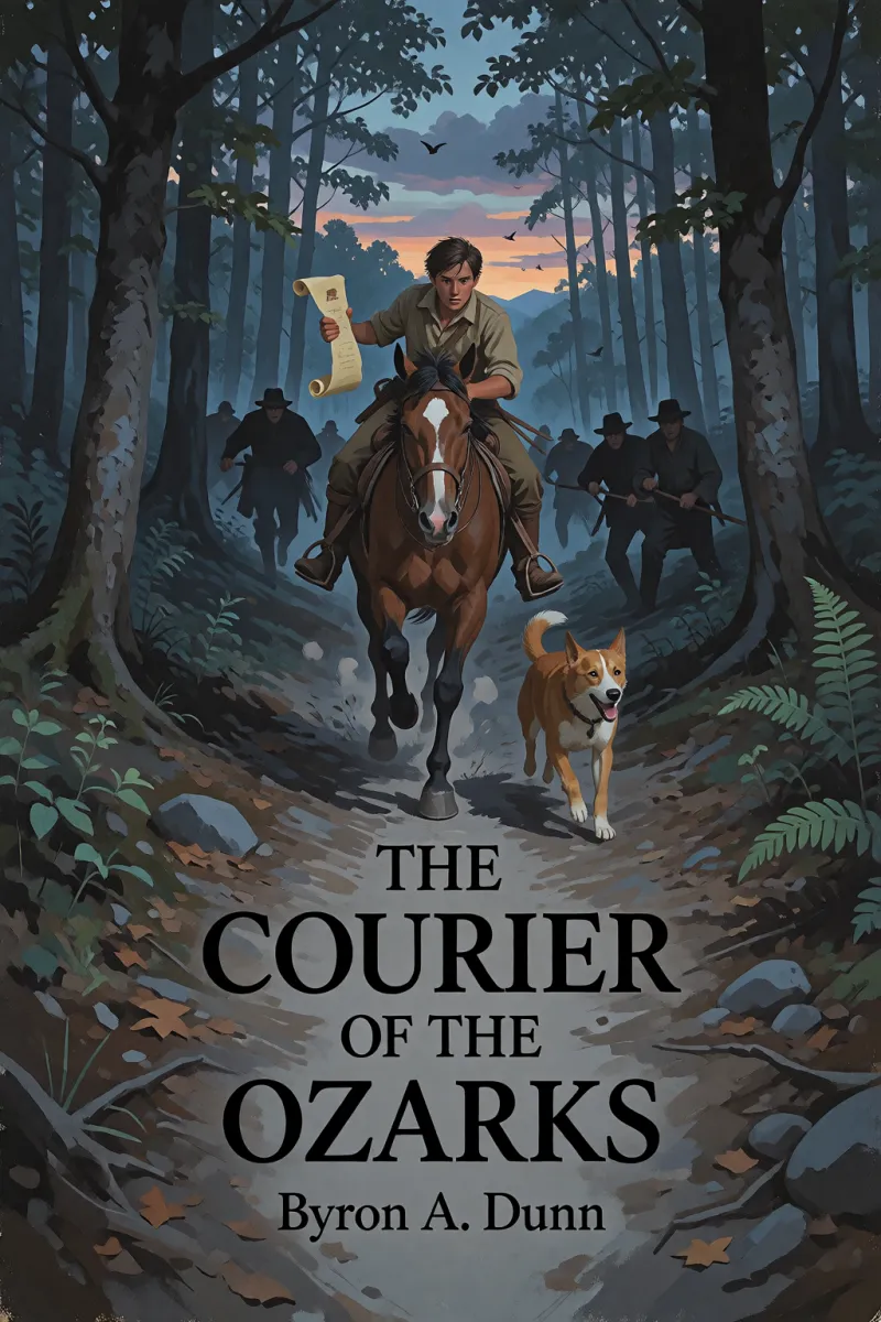 Cover of The Courier of the Ozarks by Byron A. Dunn