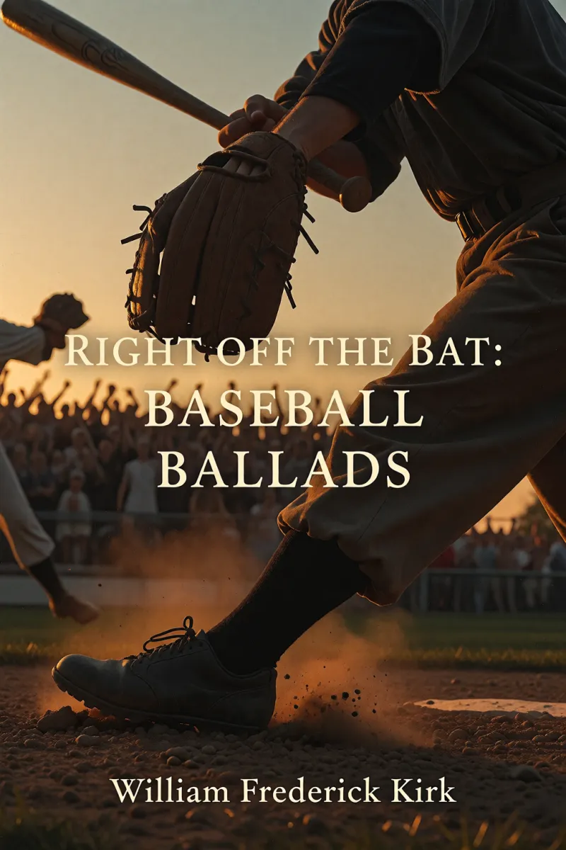 Cover of Right off the Bat: Baseball Ballads by William Frederick Kirk