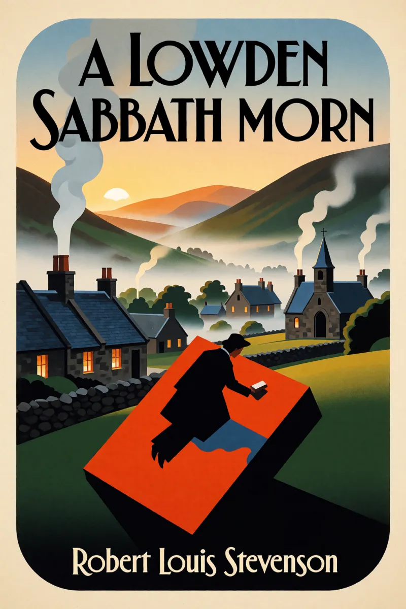 Cover of A Lowden Sabbath Morn by Robert Louis Stevenson