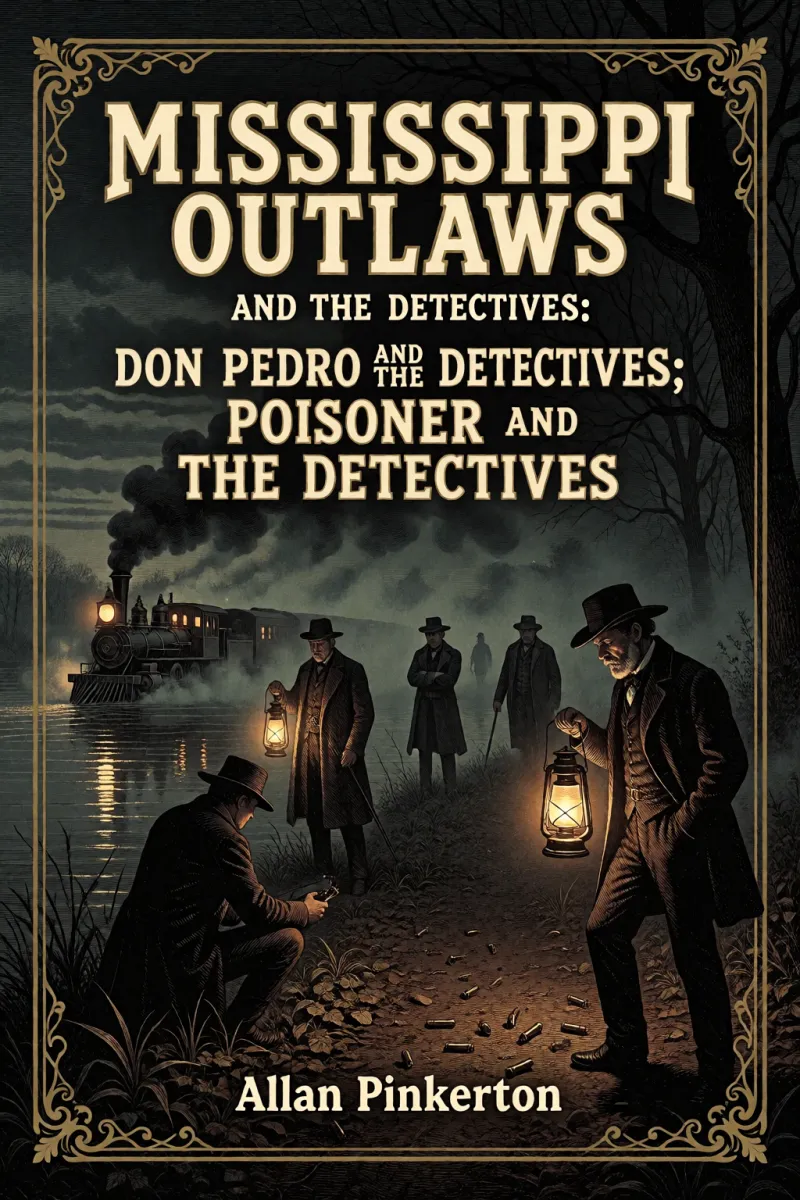 Cover of Mississippi Outlaws and the Detectives: Don Pedro and the Detectives; Poisoner and the Detectives by Allan Pinkerton