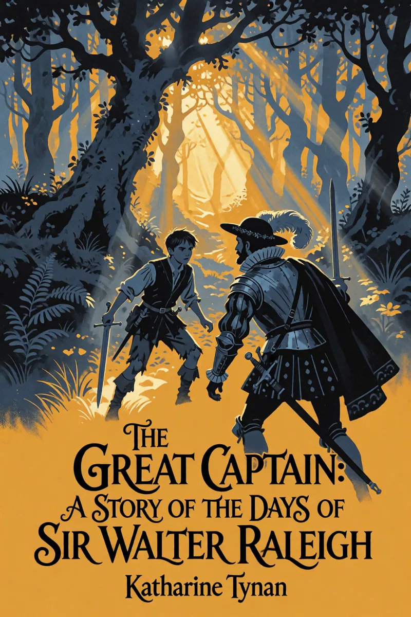 Cover of The Great Captain: A Story of the Days of Sir Walter Raleigh by Katharine Tynan