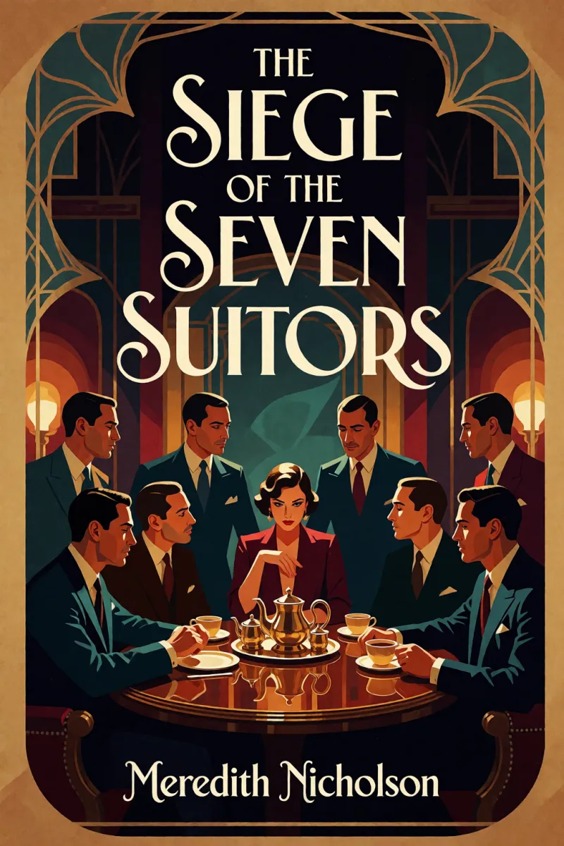 Cover of The Siege of the Seven Suitors by Meredith Nicholson