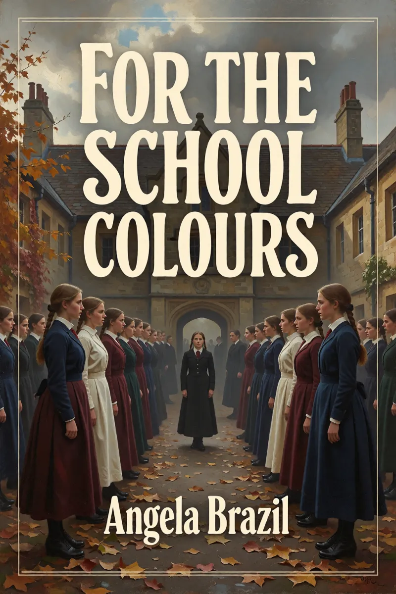 Cover of For the School Colours by Angela Brazil
