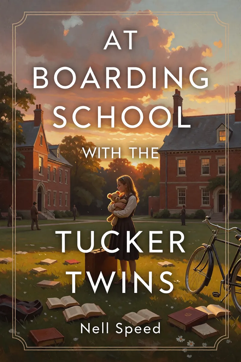 Cover of At Boarding School with the Tucker Twins by Nell Speed