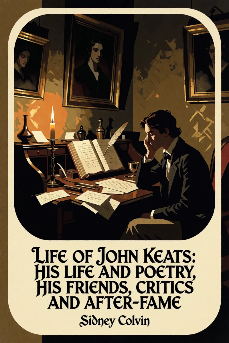 Cover of Life of John Keats: His Life and Poetry, His Friends, Critics and After-Fame by Sidney Colvin