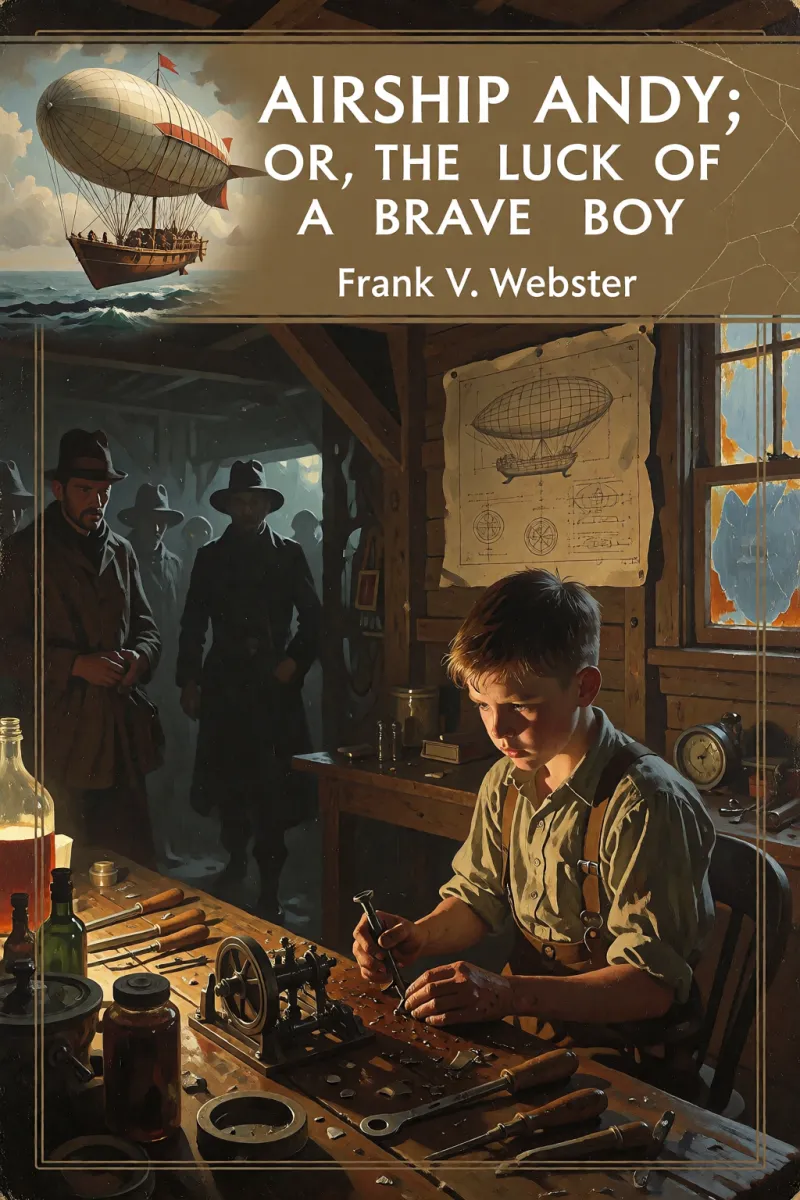 Cover of Airship Andy; Or, The Luck of a Brave Boy by Frank V. Webster