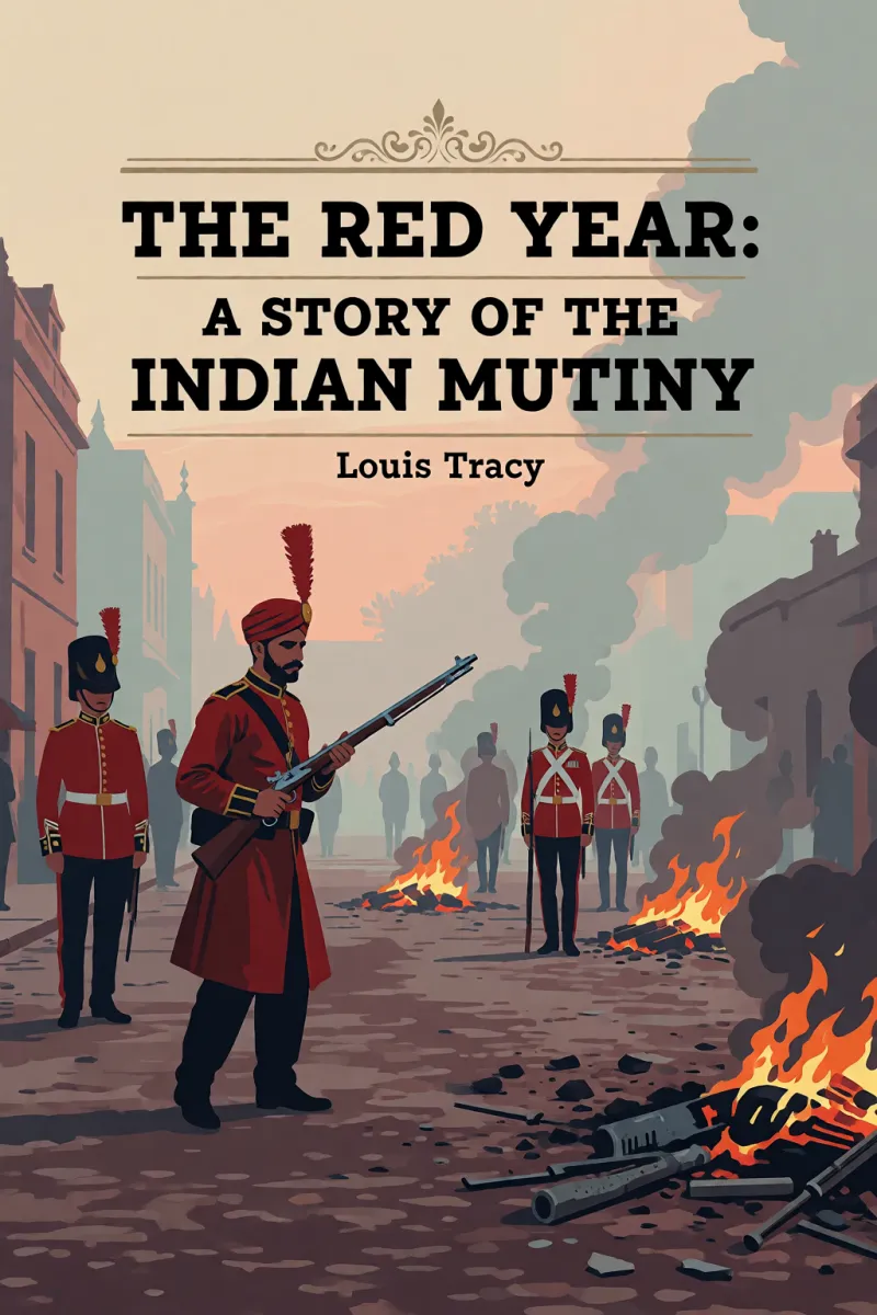 Cover of The Red Year: A Story of the Indian Mutiny by Louis Tracy