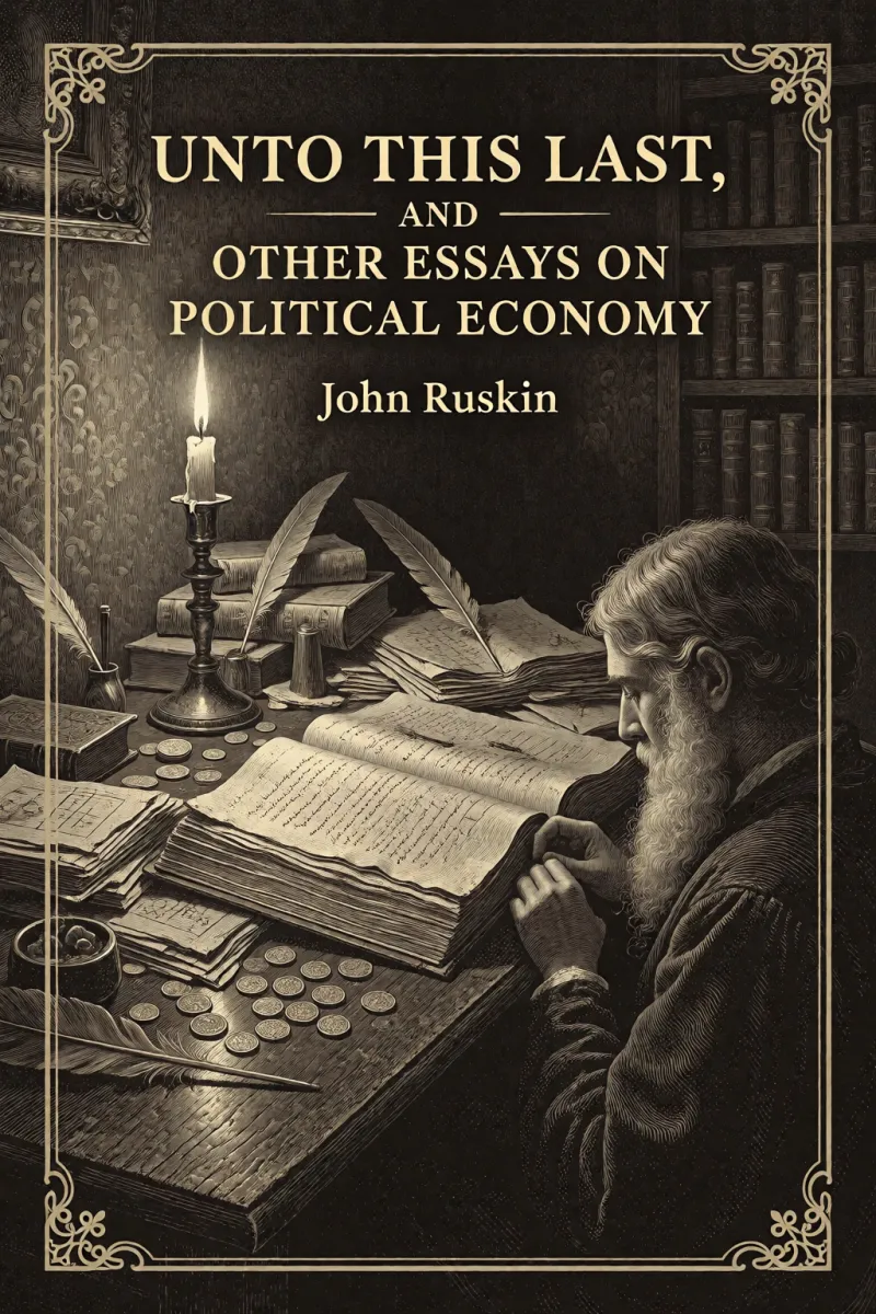 Cover of Unto This Last, and Other Essays on Political Economy by John Ruskin