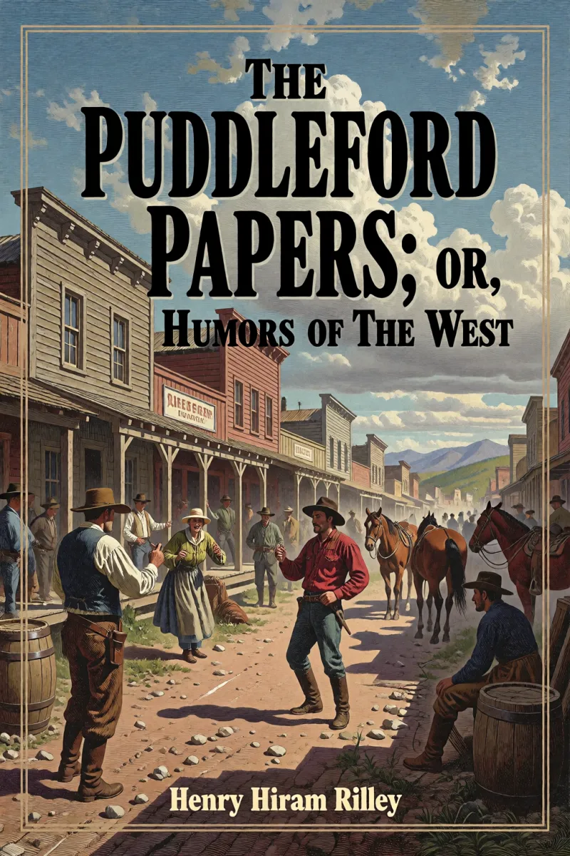 Cover of The Puddleford Papers; Or, Humors of the West by Henry Hiram Riley