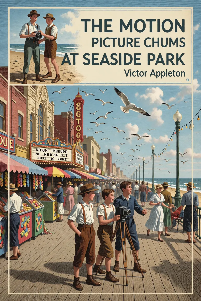 Cover of The motion picture chums at Seaside Park by Victor Appleton
