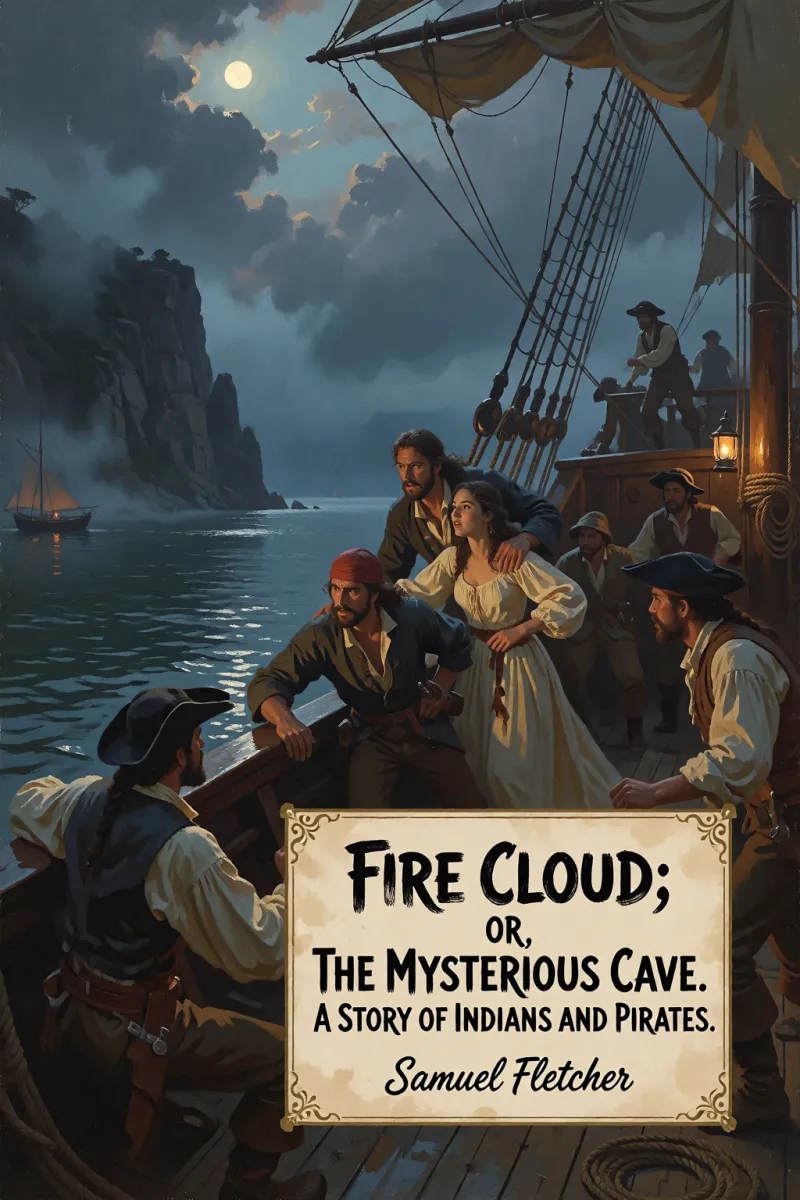 Cover of Fire Cloud; Or, The Mysterious Cave. A Story of Indians and Pirates. by Samuel Fletcher