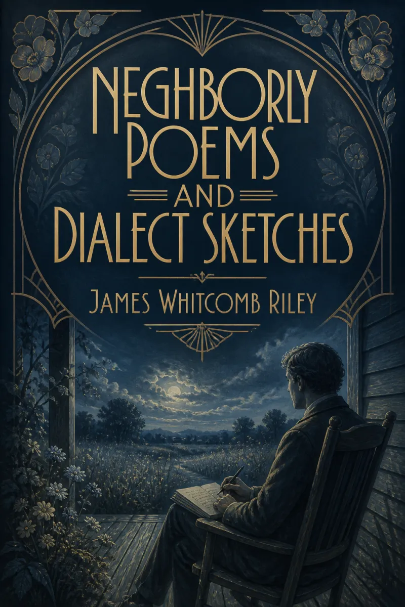 Cover of Neghborly Poems and Dialect Sketches by James Whitcomb Riley