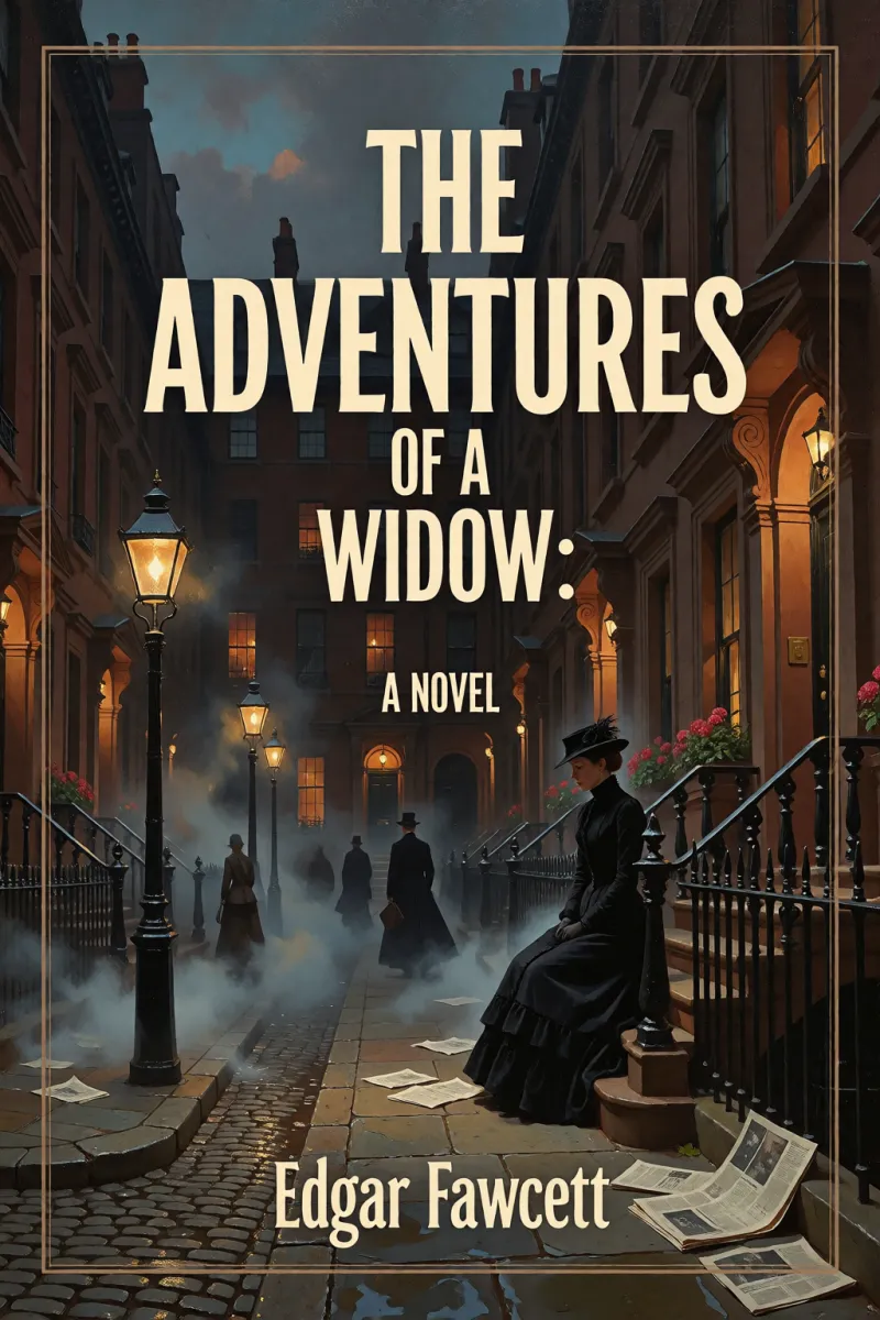 Cover of The Adventures of a Widow: A Novel by Edgar Fawcett