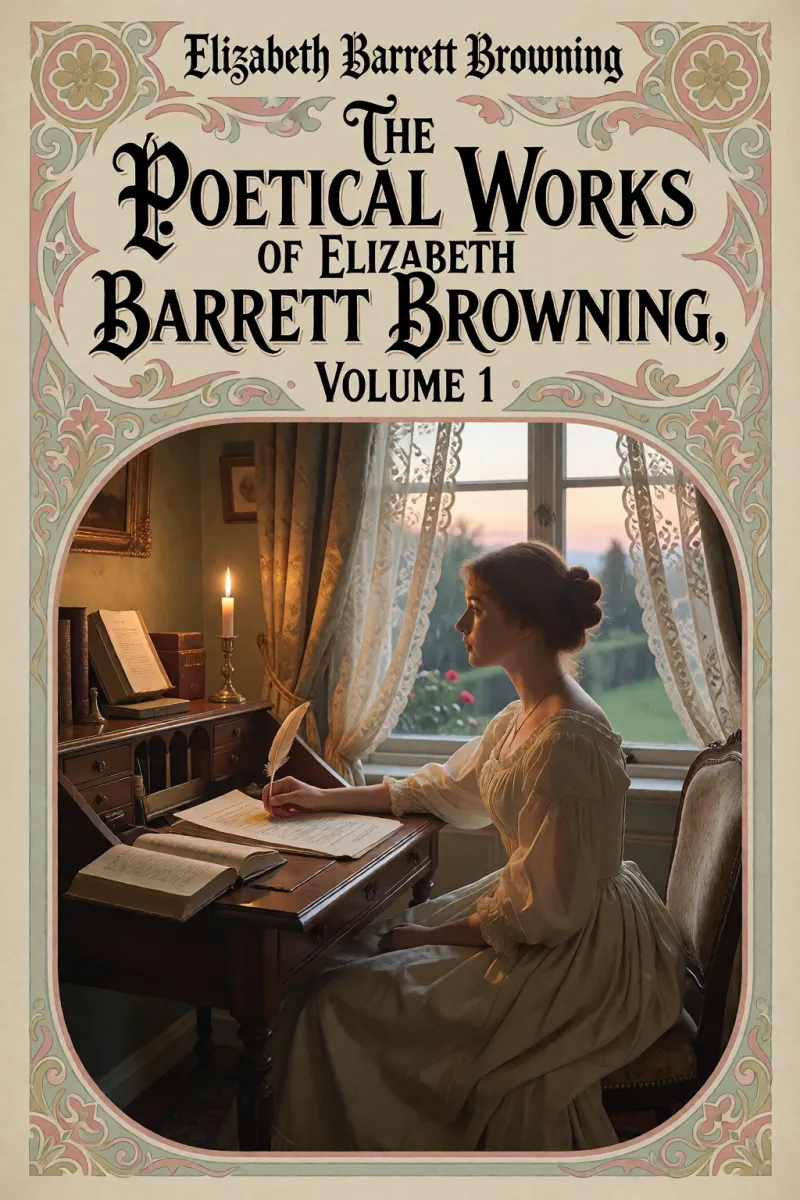 Cover of The Poetical Works of Elizabeth Barrett Browning, Volume 1 by Elizabeth Barrett Browning
