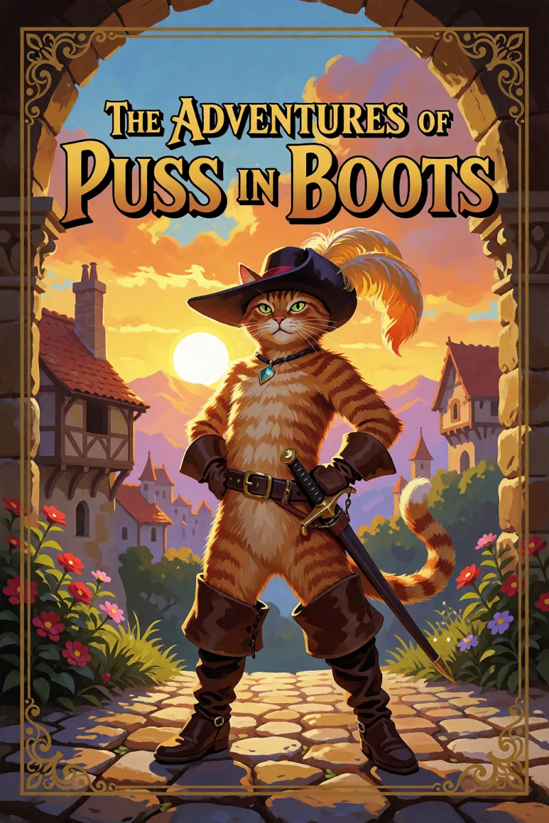 Cover of The Adventures of Puss in Boots by Anonymous