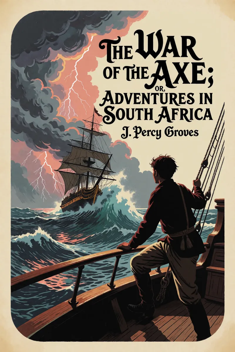 Cover of The War of the Axe; Or, Adventures in South Africa by J. Percy Groves