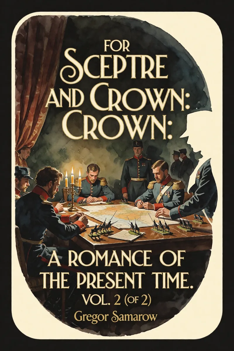 Cover of For Sceptre and Crown: A Romance of the Present Time. Vol. 2 (of 2) by Gregor Samarow