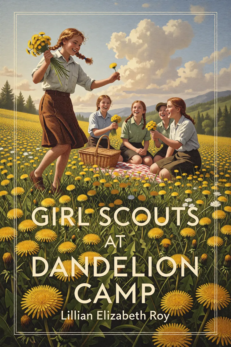 Cover of Girl Scouts at Dandelion Camp by Lillian Elizabeth Roy