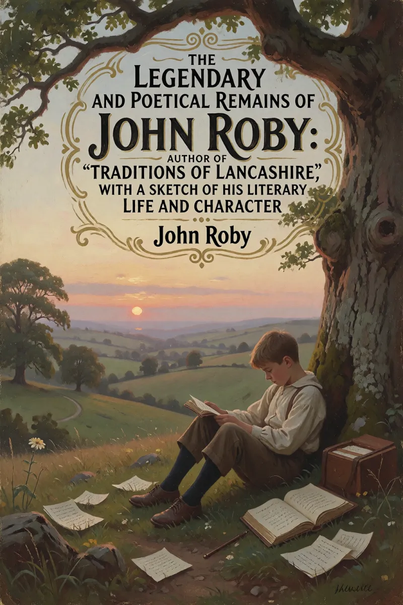 Cover of The Legendary and Poetical Remains of John Roby: author of 'Traditions of Lancashire', with a sketch of his literary life and character by John Roby