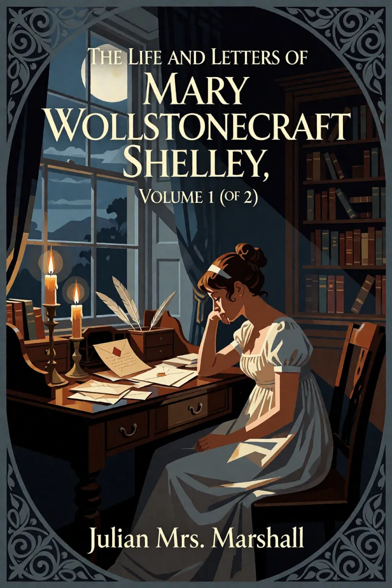 Cover of The Life and Letters of Mary Wollstonecraft Shelley, Volume 1 (of 2) by Julian Mrs. Marshall