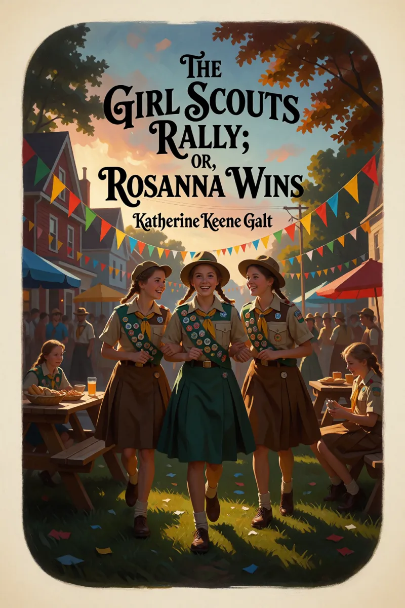 Cover of The Girl Scouts Rally; or, Rosanna Wins by Katherine Keene Galt