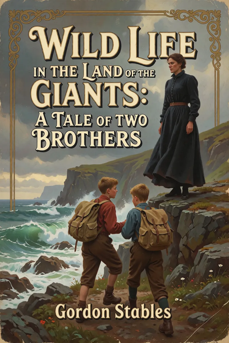 Cover of Wild Life in the Land of the Giants: A Tale of Two Brothers by Gordon Stables