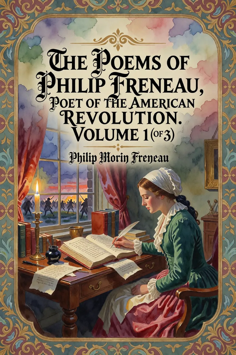 Cover of The Poems of Philip Freneau, Poet of the American Revolution. Volume 1 (of 3) by Philip Morin Freneau