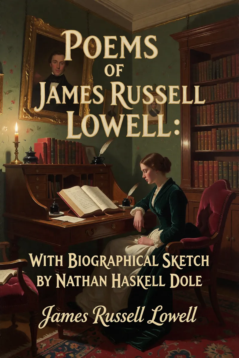 Cover of Poems of James Russell Lowell: With biographical sketch by Nathan Haskell Dole by James Russell Lowell