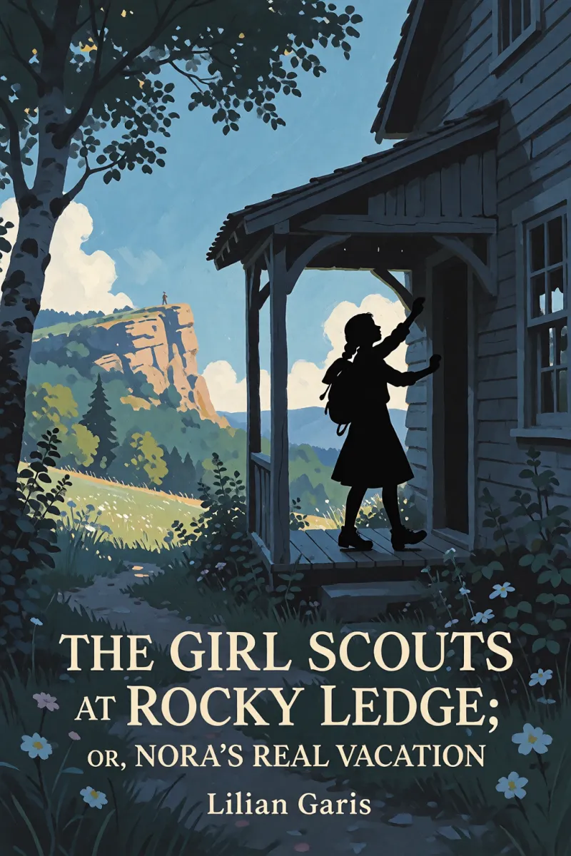 Cover of The Girl Scouts at Rocky Ledge; Or, Nora's Real Vacation by Lilian Garis