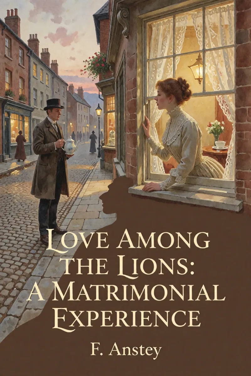 Cover of Love Among the Lions: A Matrimonial Experience by F. Anstey