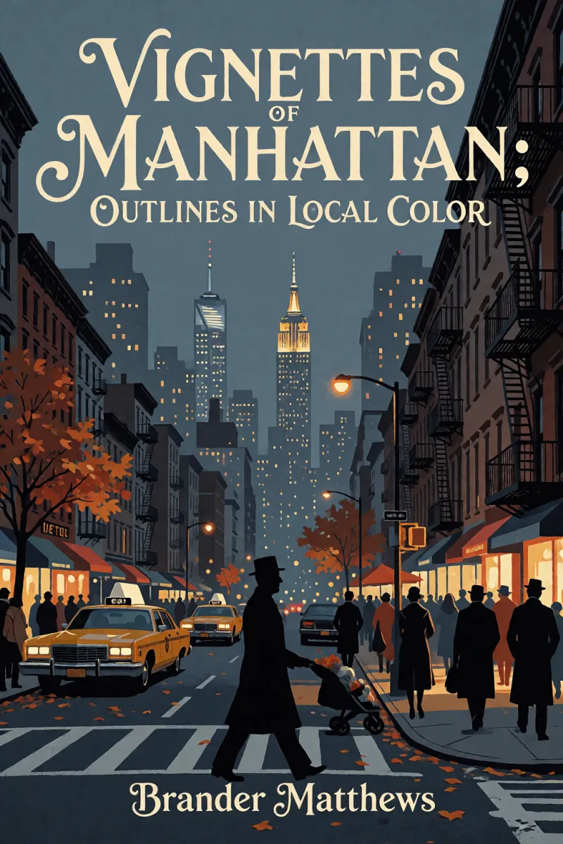 Cover of Vignettes of Manhattan; Outlines in Local Color by Brander Matthews
