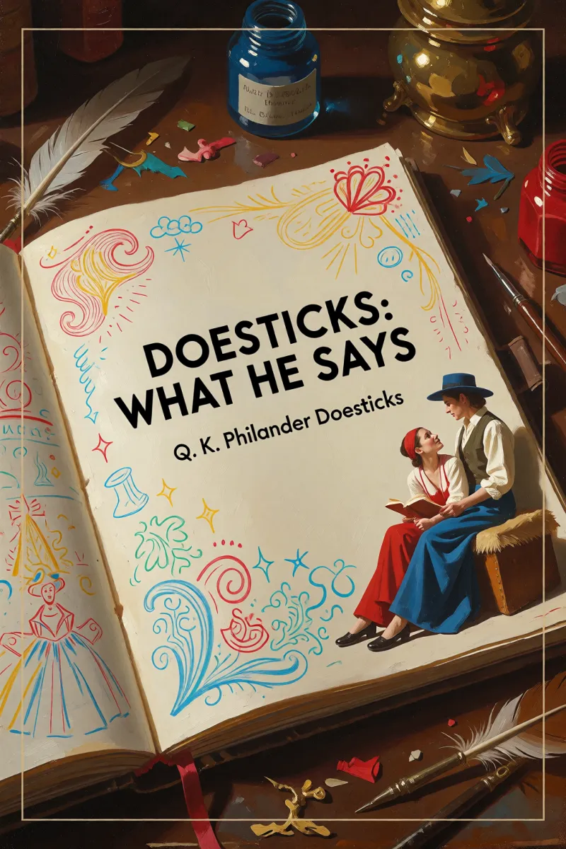 Cover of Doesticks: What He Says by Q. K. Philander Doesticks