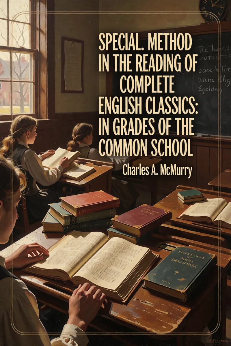 Cover of Special Method in the Reading of Complete English Classics: In the Grades of the Common School by Charles A. McMurry