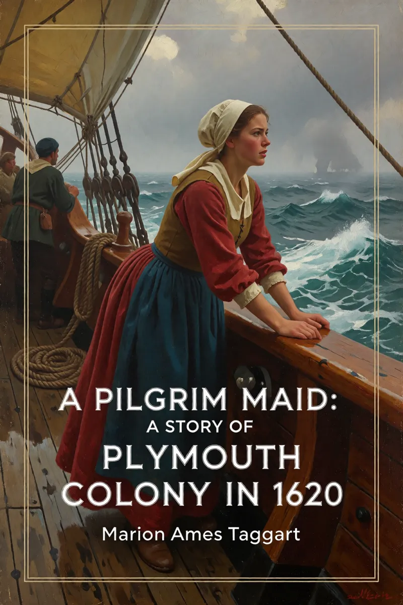 Cover of A Pilgrim Maid: A Story of Plymouth Colony in 1620 by Marion Ames Taggart