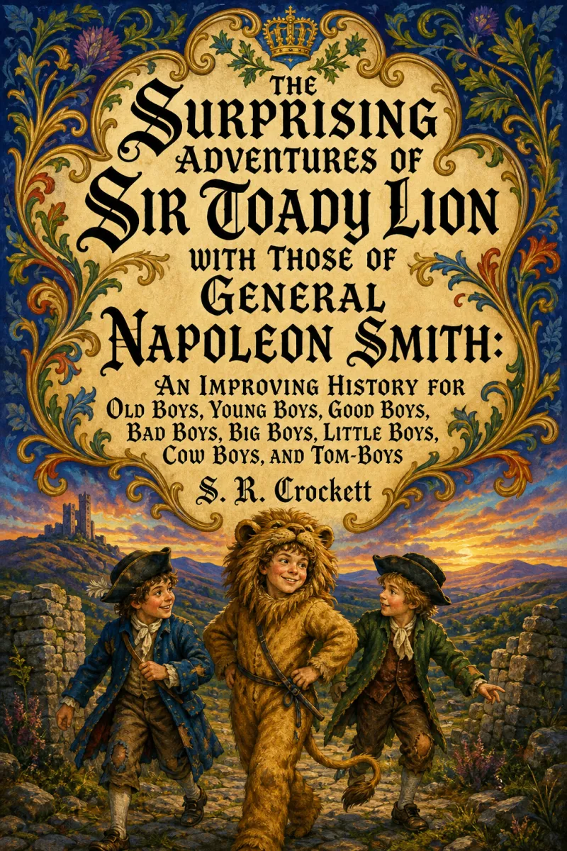 Cover of The Surprising Adventures of Sir Toady Lion with Those of General Napoleon Smith: An Improving History for Old Boys, Young Boys, Good Boys, Bad Boys, Big Boys, Little Boys, Cow Boys, and Tom-Boys by S. R. Crockett