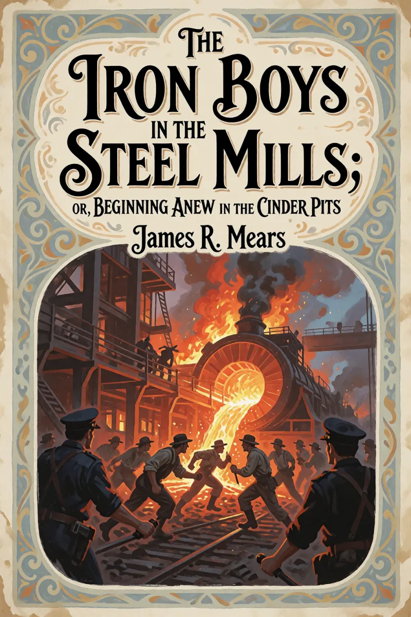 Cover of The Iron Boys in the Steel Mills; or, Beginning Anew in the Cinder Pits by James R. Mears