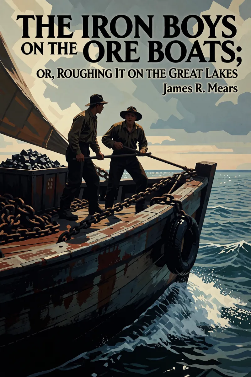 Cover of The Iron Boys on the Ore Boats; or, Roughing It on the Great Lakes by James R. Mears