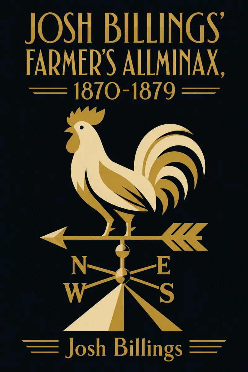 Cover of Josh Billings' Farmer's Allminax, 1870-1879 by Josh Billings